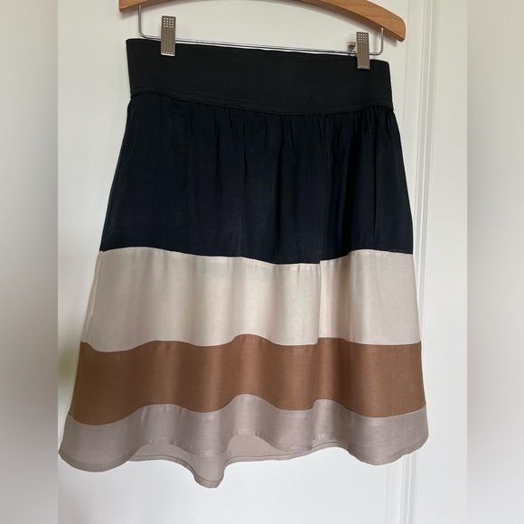 ZARA Basic striped Skirt SZ M - Picture 3 of 4